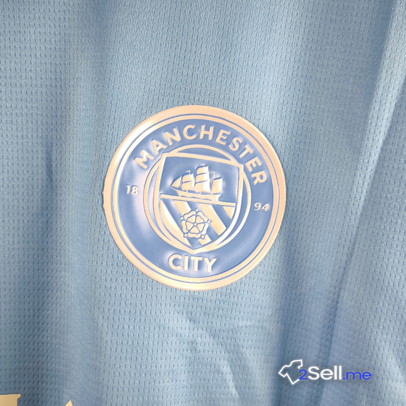 Prima Maglia Manchester City 26/27 Haaland (Versione Fan) - Taglia L - immagine 3