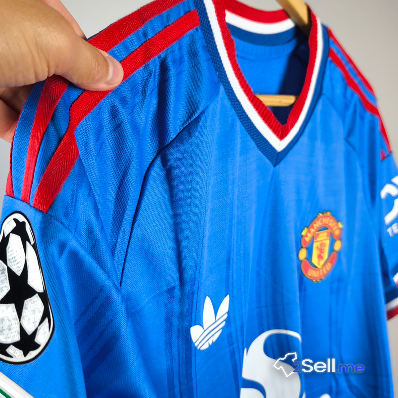 Seconda Maglia Manchester United 26/27 Matheus Cunha (Versione Player) - Taglia L - immagine 9