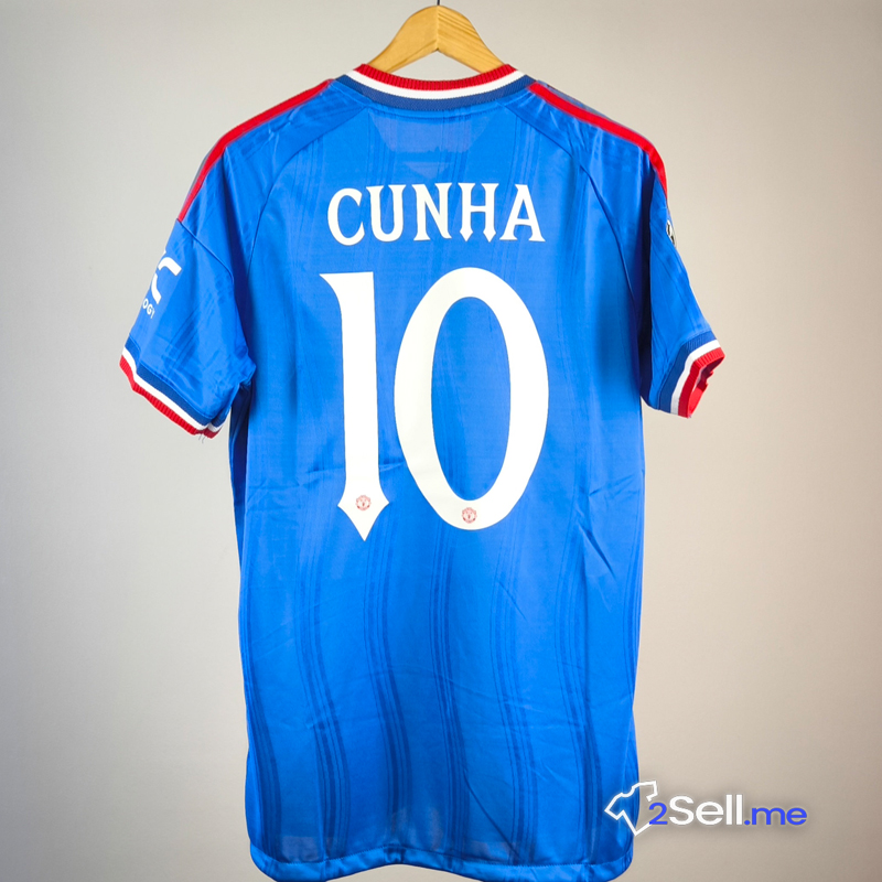 Seconda Maglia Manchester United 26/27 Matheus Cunha (Versione Player) - Taglia L - immagine 12