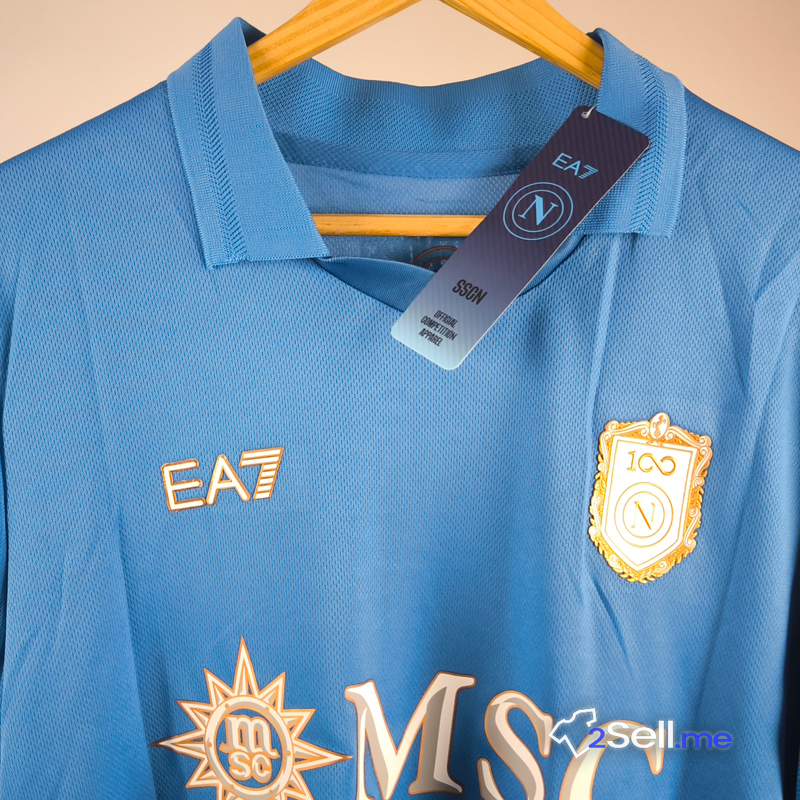 Prima Maglia SSC Napoli 26/27 De Bruyne (Versione Fan) - Taglia M - immagine 2