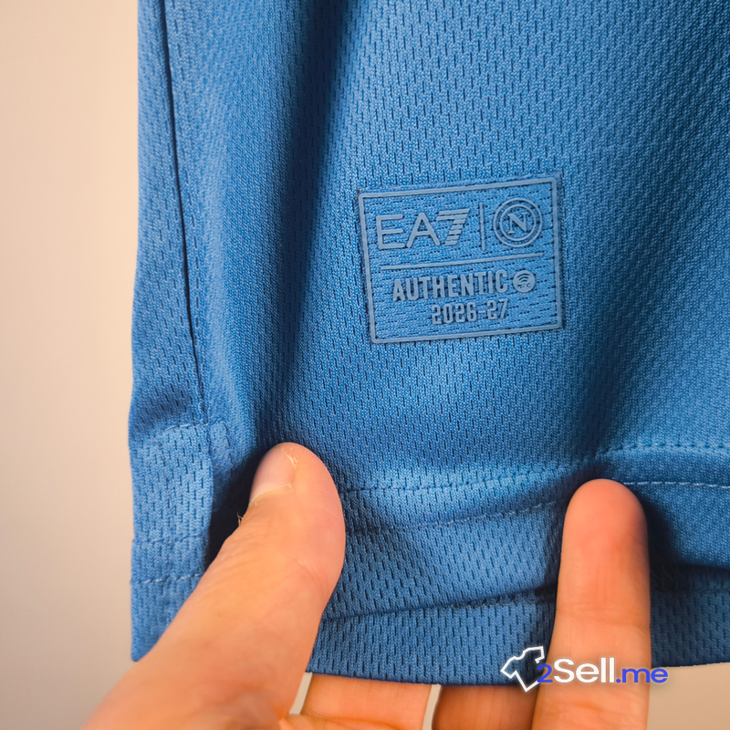 Prima Maglia SSC Napoli 26/27 De Bruyne (Versione Fan) - Taglia M - immagine 5